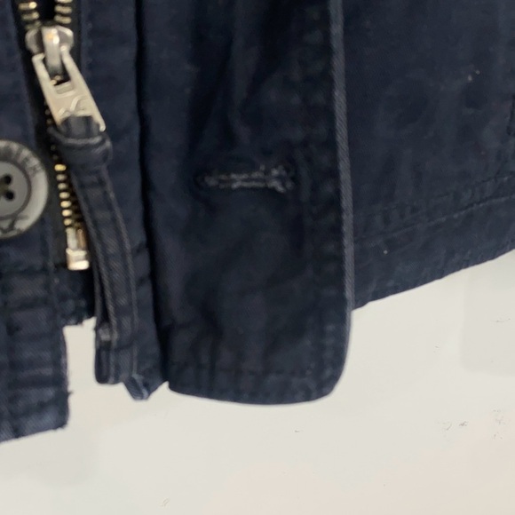 HOLLISTER Military Surplus Field Utility Jacket Medium Vtg Y2k Prep - Picture 7 of 9